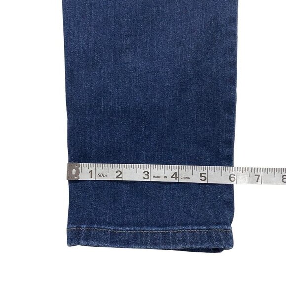 Chicos Secret Stretch Jeggings Women Dark Wash Jeans Sz 2 x30 NWT Ripped Denim - Picture 13 of 13